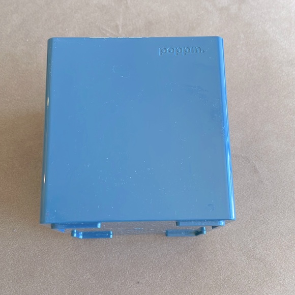 Poppin Compartment Plastic Pen Cup Slate Blue - Picture 2 of 2